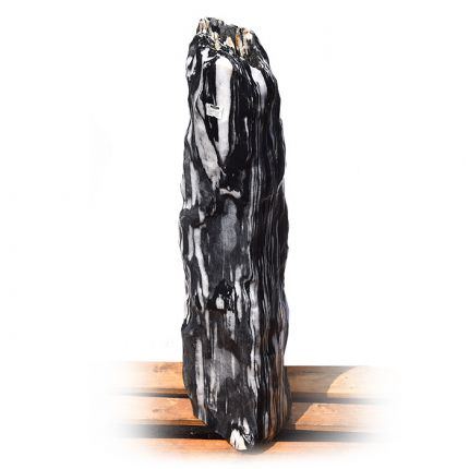 Black Angel Marmor Quellstein Poliert Nr 145/H 111cm