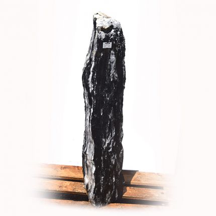 Black Angel Marmor Quellstein Natur Nr 152/H 122cm