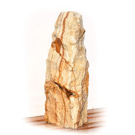 Onyx Marmor Natur Quellstein Nr 330/H113cm