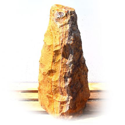Regenbogen Sandstein Quellstein Nr 354/H93cm