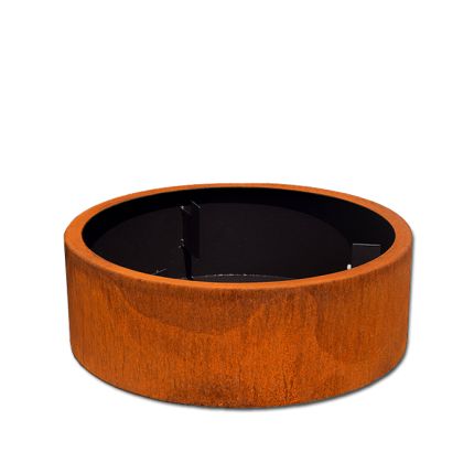 Cortenstahlschale DM60cm - Brunnengefäß Bild 02