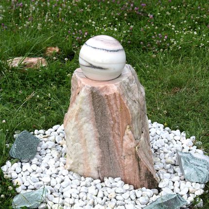Gartenbrunnen Kugelbrunnen Sölker Marmor 20