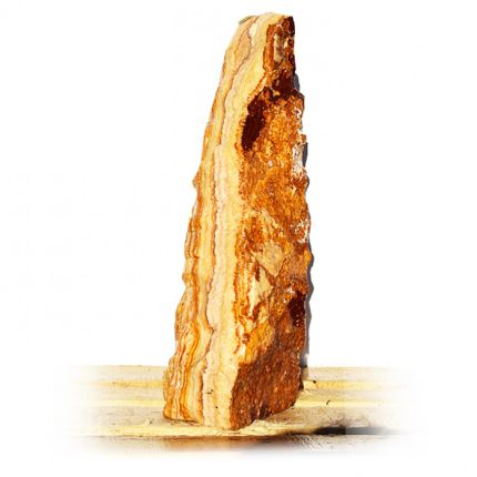 Onyx Marmor Natur Quellstein Nr 356/H75cm