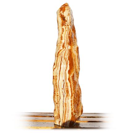 Onyx Marmor Poliert Quellstein Nr 380/H99cm