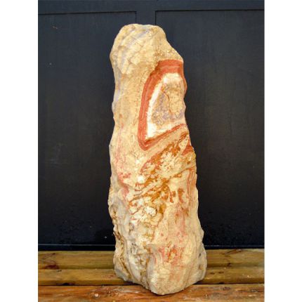 Regenbogen Sandstein Quellstein Nr 127/H94cm