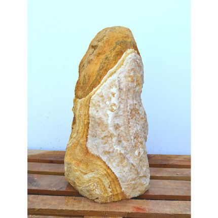 Regenbogen Sandstein Quellstein Nr 212/H71cm